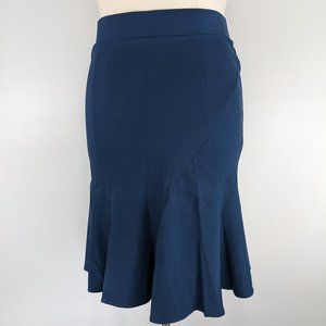 Torrid Dark Blue/Teal Wiggle Skirt